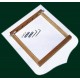 ECUSSON TRICOLORE 40X50CM chassis bois