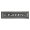 AGRAFE BATIMENT DE COMBAT pour medaille pendante