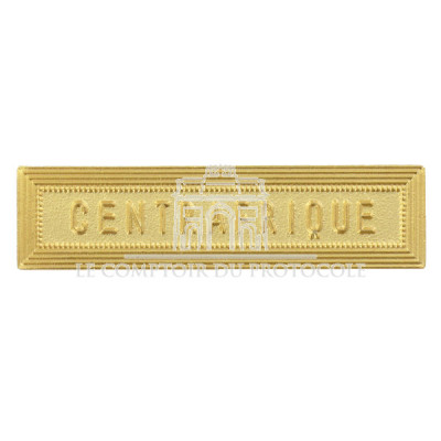 AGRAFE CENTRE AFRIQUE pour medaille pendante