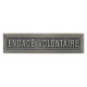 AGRAFE ENGAGE VOLONTAIRE pour médaille pendante