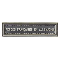 AGRAFE FORCES FRANCAISES EN ALLEMAGNE