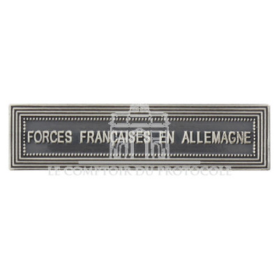 AGRAFE FORCES FRANCAISES EN ALLEMAGNE