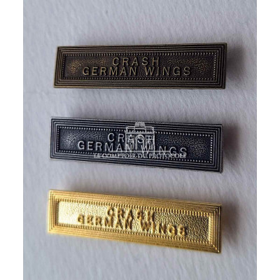 AGRAFE CRASH GERMAN WINGS 2015 médaille MSI DRCI