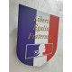 ECUSSON ECOLE avec 2 drapeaux 60x90cm