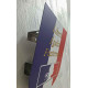 ECUSSON ECOLE avec 2 drapeaux 60x90cm