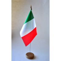 DRAPEAU DE TABLE ITALIE TISSU 10X14CM