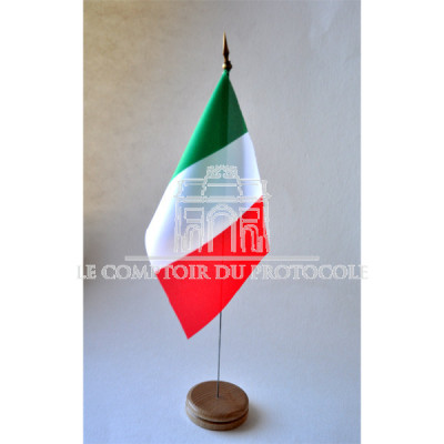 DRAPEAU DE TABLE ITALIE TISSU 10X14CM