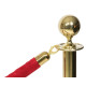 cordon rouge velours pour potelet