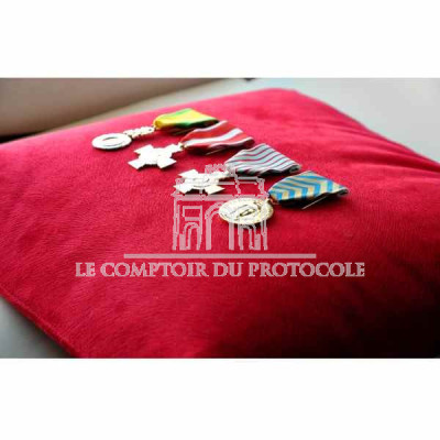 COUSSIN DE CEREMONIE ROUGE 40x40cm