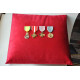 COUSSIN DE CEREMONIE ROUGE 40x40cm