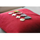 COUSSIN DE CEREMONIE ROUGE 40x40cm