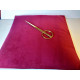 COUSSIN DE CEREMONIE BORDEAUX 40x40cm