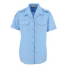 chemisette femme bleue ciel