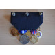 SUPPORT TISSU REVERS 3 PINS POUR MEDAILLES