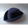 Tricorne bleu marine ou noir pour dame