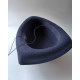 Tricorne bleu marine ou noir pour dame