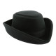 Tricorne bleu marine ou noir pour dame