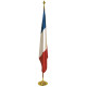 DRAPEAU PRESTIGE FRANCE socle laiton