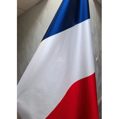 DRAPEAU PRESTIGE FRANCE socle laiton