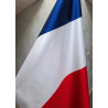 DRAPEAU SATIN FRANCE socle laiton