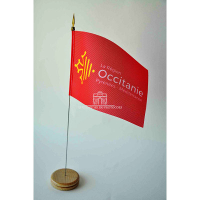 MINI DRAPEAU REGION FRANCAISE 10x15cm