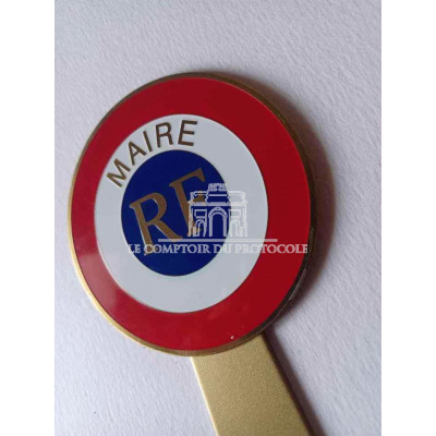 COCARDE MAIRE support aimanté