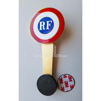 cocarde tricolore RF pour voiture - aimanté