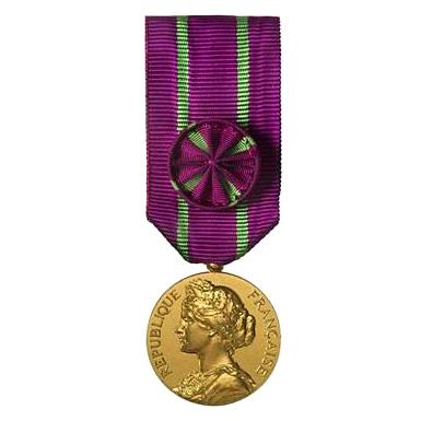 Médaille des services judiciaires or