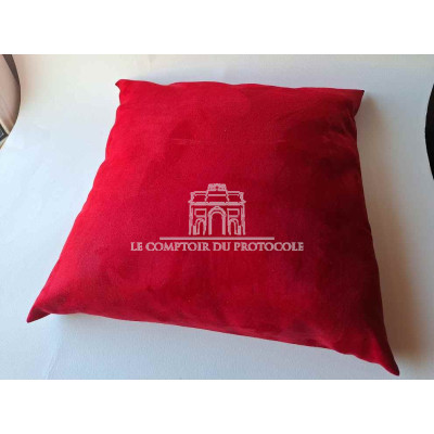 COUSSIN DE CEREMONIE ROUGE 40x40cm