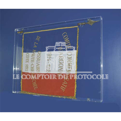 vitrine présentoir porte-fanion