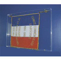 vitrine présentoir porte-fanion