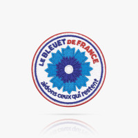 PATCH BRODE BLEUET DE FRANCE