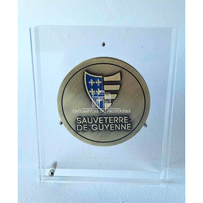 PRESENTOIR 1 MEDAILLE RONDE - ALTUGLASS