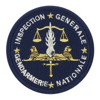 Ecusson de Gendarmerie Inspection Générale