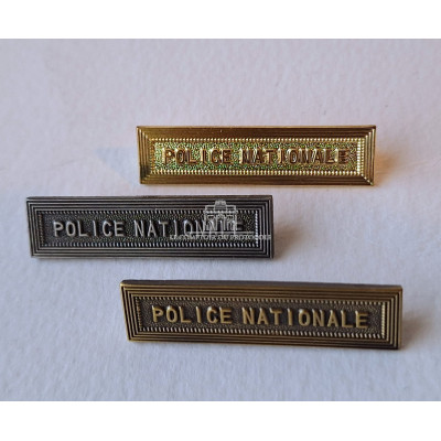AGRAFE METAL POLICE NATIONALE pour médaille pendante