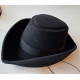 Tricorne noir pour dame