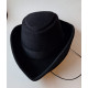 Tricorne noir pour dame