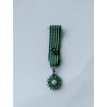 Arts et lettres officier miniature métal doré