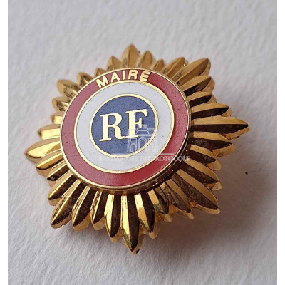 INSIGNE DE MAIRE - 40mm - soleil