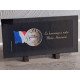 PLAQUE FUNERAIRE MAIRE HONORAIRE