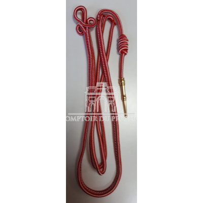 FOURRAGERE CROIX DE LA VALEUR MILITAIRE