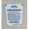 PLAQUE PLEXI APPEL DU 18 JUIN