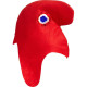 lot de 12 Bonnets phrygien rouge cocarde