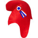 lot de 12 Bonnets phrygien rouge cocarde