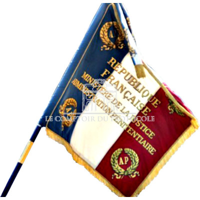 Drapeau Administration Pénitentiaire SATIN 100x150cm