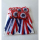 COCARDE TRICOLORE TISSU 5CM