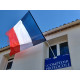 MAT DE FACADE AVEC APPLIQUE MURALE ET 1 DRAPEAU FRANCAIS 120x180cm