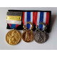 MONTAGE MEDAILLES PENDANTES support velours noir