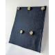 MONTAGE MEDAILLES PENDANTES support velours noir