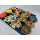 MONTAGE MEDAILLES PENDANTES support velours noir